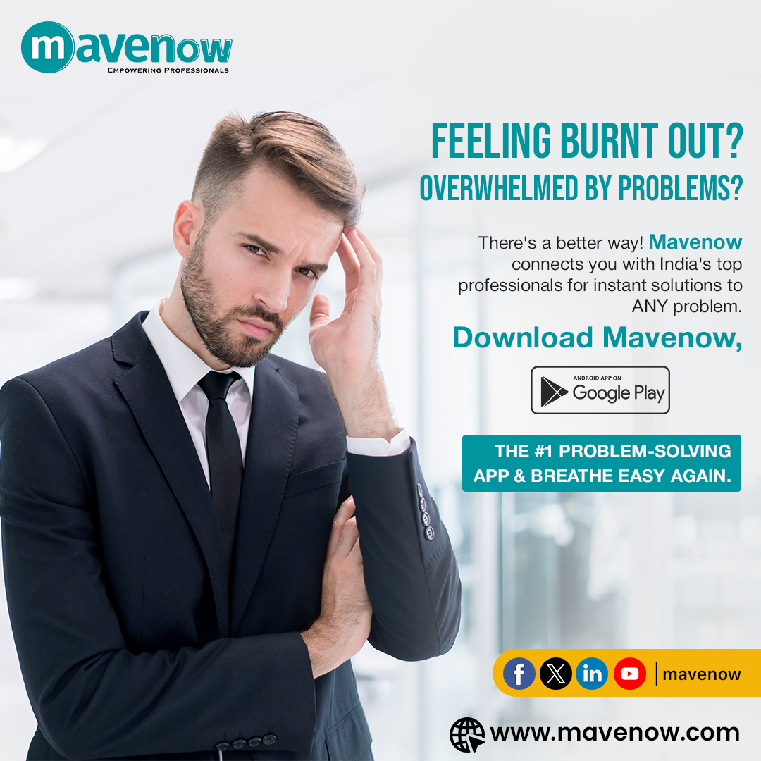 Mavenow's tweet photo. Mavenow is the #1 problem-solving app that connects you with India's top professionals. Download the app and get solutions to any problem you have.

Download the app now:  https://t.co/8MnyHgDara

#mavenow #careercoach #careergrowth #careerdevelopment #problemsolvingapp https://t.co/u2B1tYpAoj