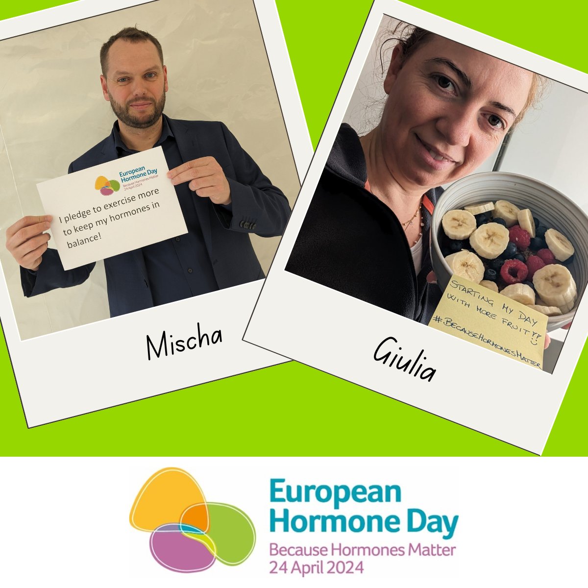 What small steps can you take towards good hormone health?

Join the ESE Team and make your pledge!

Ideas here 👉 lnkd.in/eRnQcZpY

#BecauseHormonesMatter #EuropeanHormoneDay