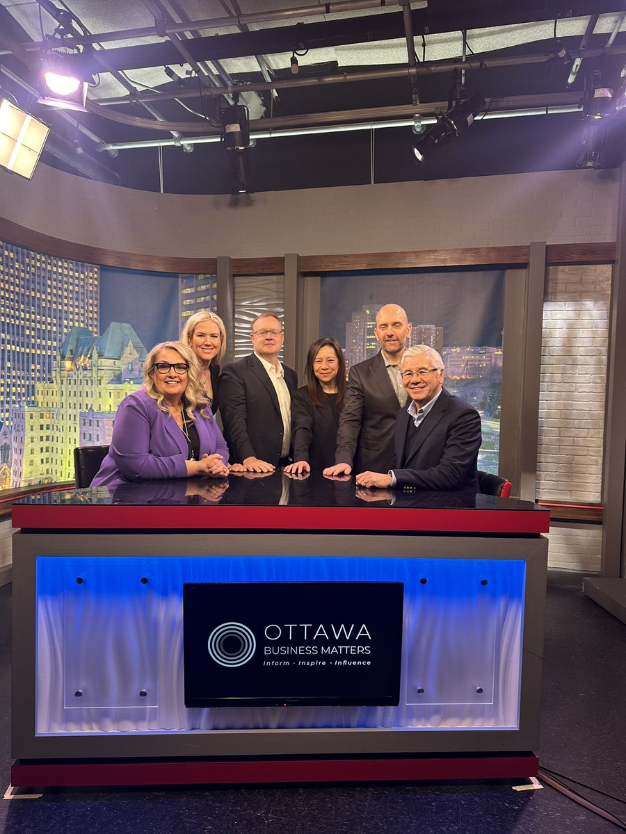 Great to join @SamLapradeCFRE on Ottawa Business Matters today to talk all things city building @ottawabot