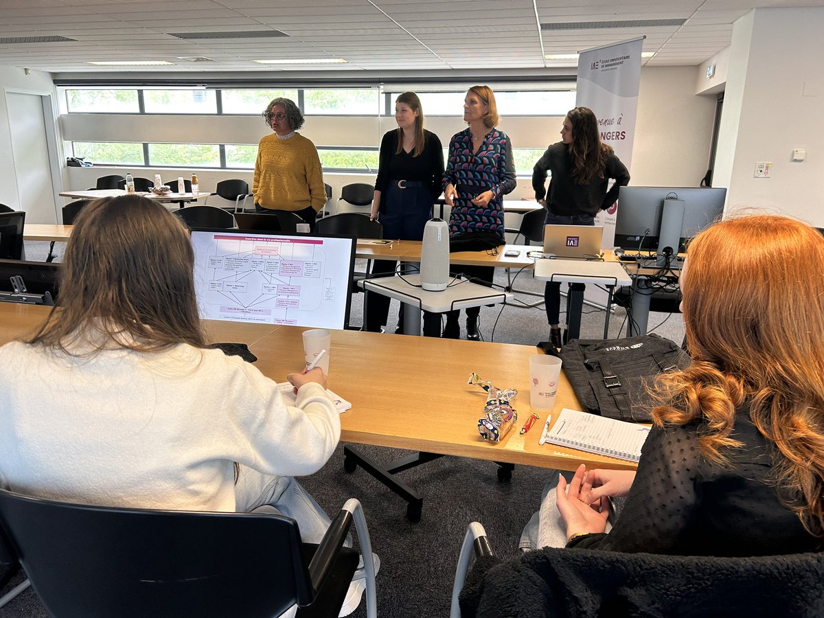 L’<a href="/IAEAngers/">IAE Angers</a> accueille cet après-midi les #Cordées de la #Réussite pour échanger avec une 10aine de lycéens des #études en #management (GRH, marketing, CCA, etc.) et leurs débouchés professionnels.
<a href="/UnivAngers/">Université d'Angers</a> <a href="/IAEFRANCE/">IAE FRANCE</a> 
#responsable #ouverture