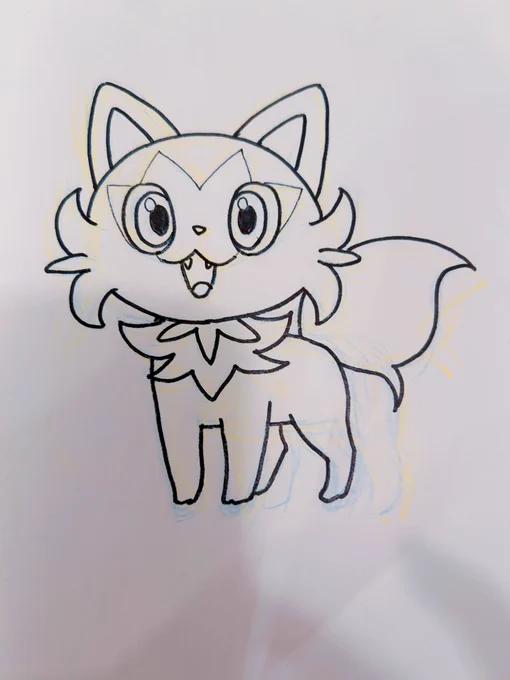 本日のポケモン塗り絵師仕事 