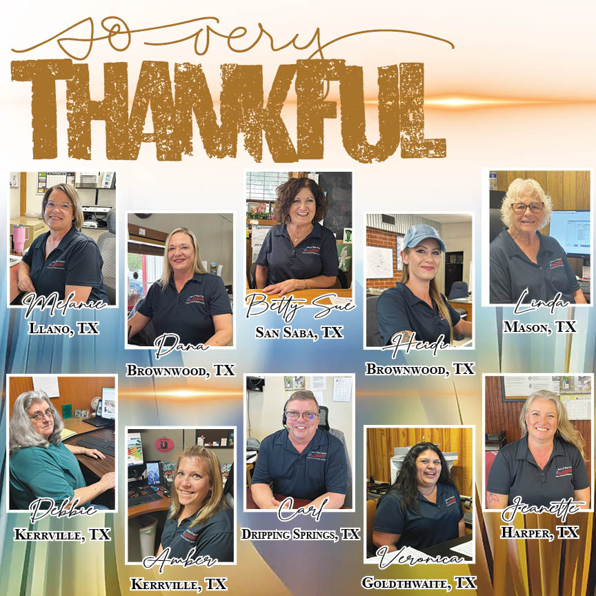 For all they do each and every day to keep us 'up and running,' we are so very thankful! Happy National Administrative Professionals Day! 🤎 

#heartoftexaspropane 🔥
#nationaladminday
#weappreciateyou