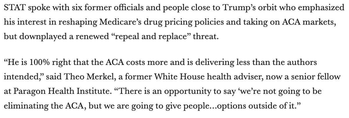 To modestly increase ACA enrollees, Biden admin has thrown billions of extra $$ at insurers, given away millions of plans for free, and reduced eligibility enforcement. ACA private market reforms are still underperforming badly. statnews.com/2024/04/23/tru… @statnews @Paragon_Inst