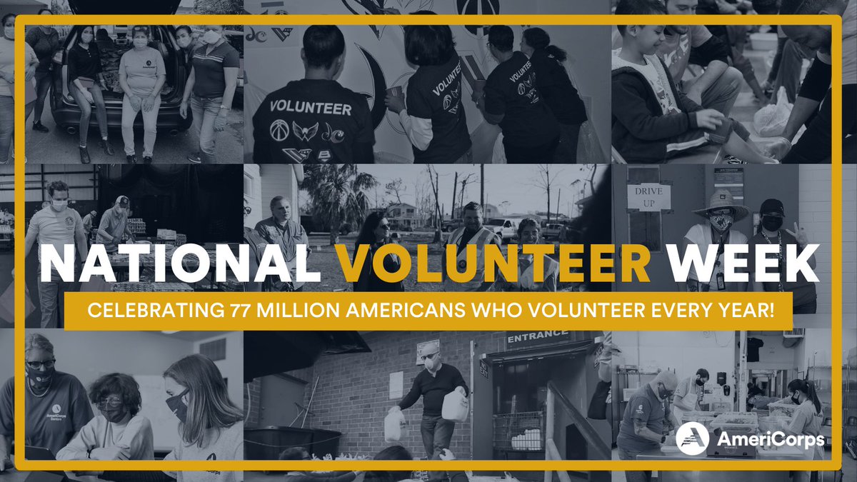 Discover the magic of volunteering — it’s not just about giving; it’s a pathway to happiness, connection, and positive change. As we celebrate #NationalVolunteerWeek, unleash your passion, ignite change and be a part of creating a better world for all. #NVW #ChooseAmeriCorps