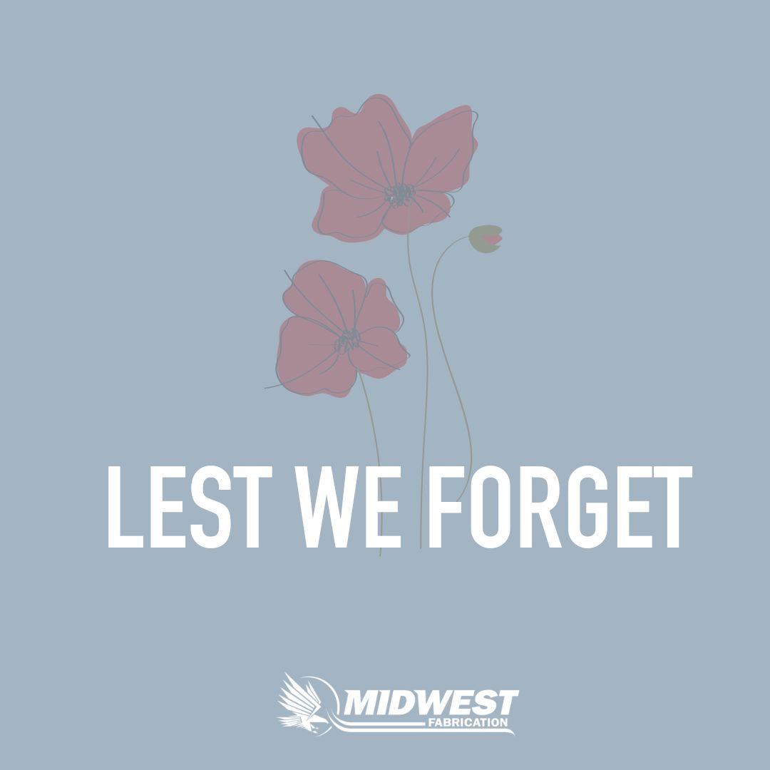 Today we remember the brave souls who sacrificed so much for our freedom. 🇦🇺🌺

#AnzacDay #RememberanceDay #LestWeForget #MidwestFabrication #MidwestDrapers