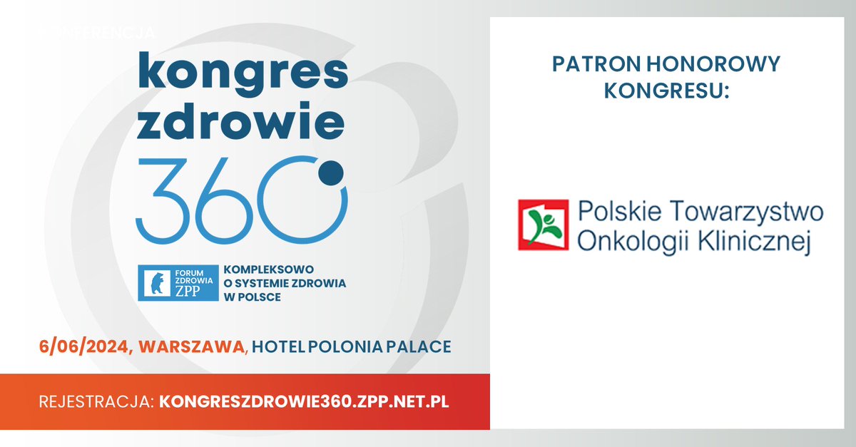 6 czerwca odbędzie się pierwsza edycja Kongresu Zdrowie 360, podczas którego w gronie renomowanych ekspertów, decydentów i przedstawicieli branży medycznej będziemy rozmawiać o polskim systemie ochrony zdrowia. 💼🏥 Zarejestruj się 👉 meeting15.com/pl/buy/tickets… Miło nam