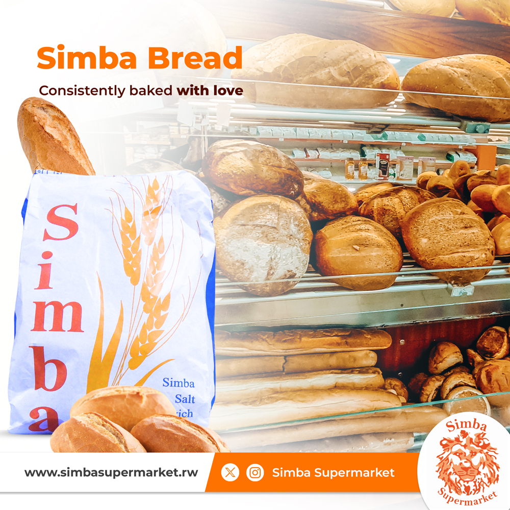 Add a touch of the wild to your shopping list with Simba Bread, exclusively at Simba Supermarket!

Don't forget to roar with flavor on your next grocery run.

#SimbaBread #ShoppingEssential #simbasupermarket #RwoT