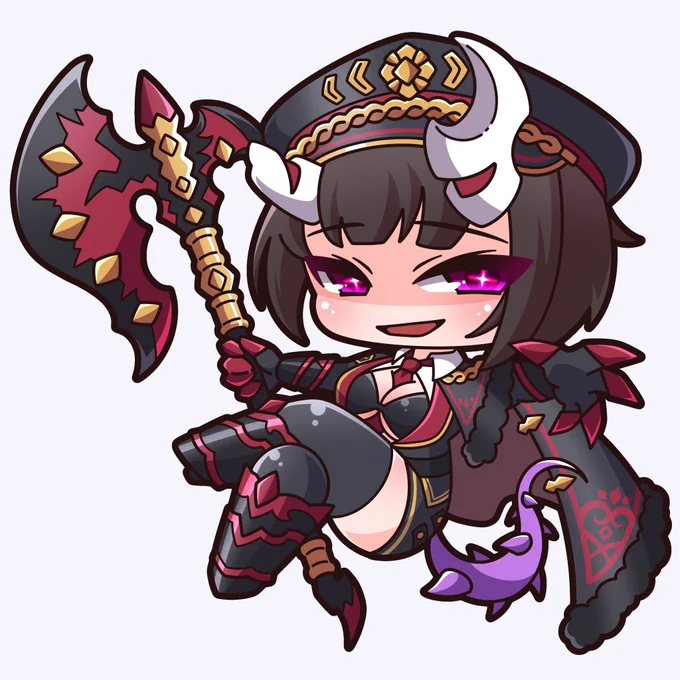 #私はこういう絵描きです見た絵描き全員参加デフォルメ描いてます 