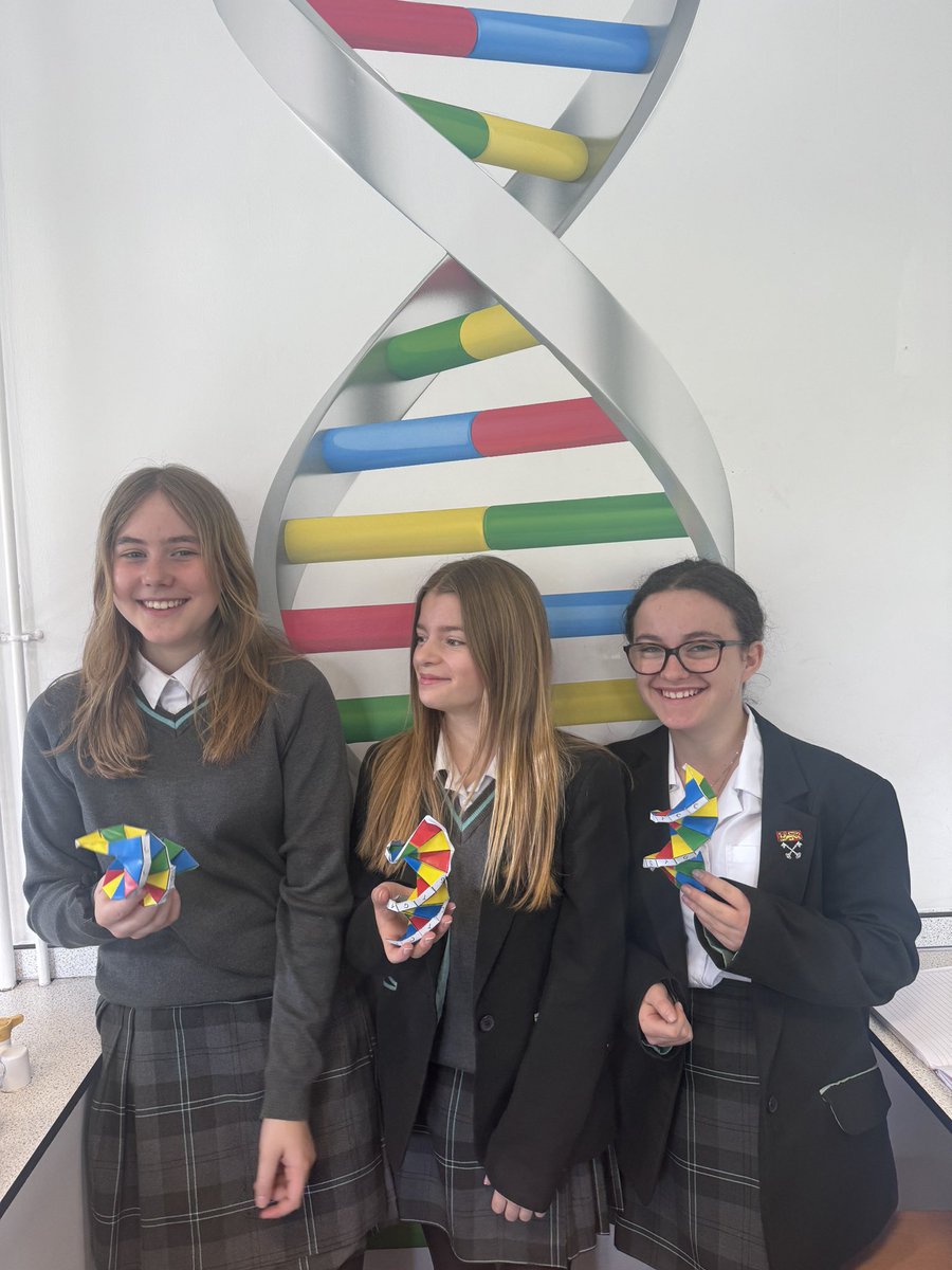 HolyportScience's tweet image. Busy day in Biology: 
- Year 8 are learning about the structure of DNA and made origami DNA 🧬 
- Year 9 are learning about sampling techniques and completed their first ecology practical 🌱 

#practicallearning #secondaryscience