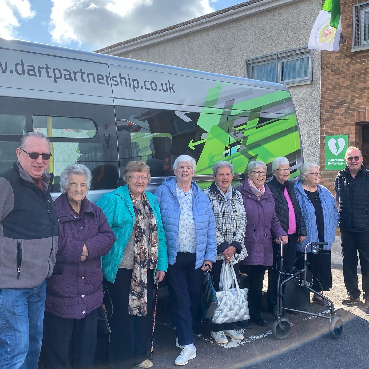 🌞What a delightful morning in Derrytrasna gathering valuable feedback through a survey about our services!🚐Community transport plays a vital role in ensuring that everyone has equal access to places like this,fostering social connections&a sense of belonging #CommunityTransport