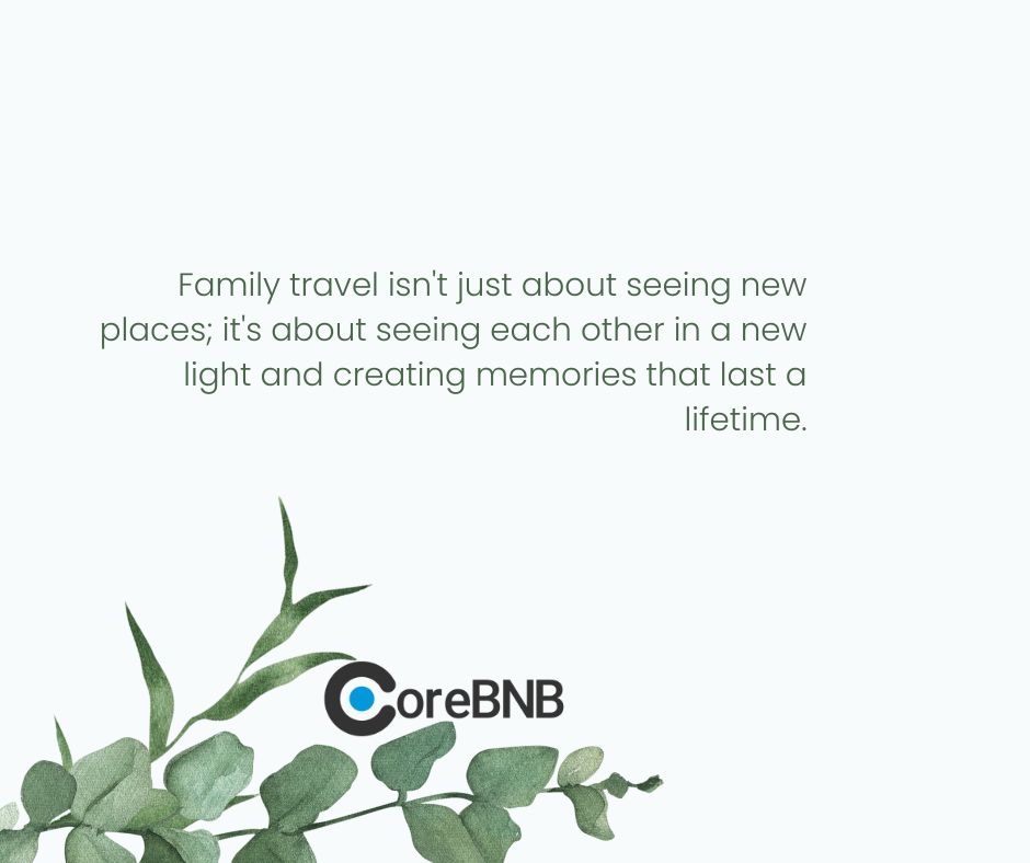 Family travel isn't just about seeing new places; it's about seeing each other in a new light and creating memories that last a lifetime. #FamilyAdventures #TravelTogether #MakingMemories #QualityTime #ExploreWithFamily