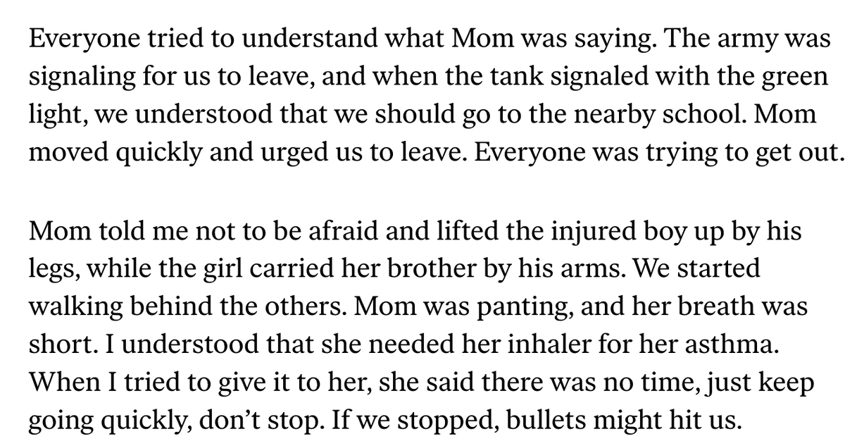 When I say this story floored me, I mean it *floored* me. This is a level of courage and resistance almost beyond my imagination. thenation.com/article/world/…