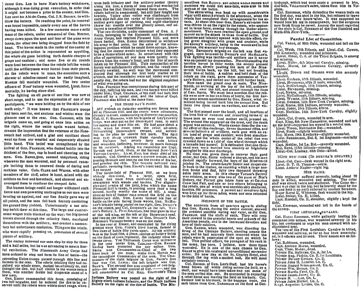 #160YearsAgo 24 Apr 1864 NY Times THE WAR IN NORTH CAROLINA: The Union Disaster at Plymouth Confirmed; Probable Surrender of the Town and Garrison. Reply #2=> freerepublic.com/focus/f-chat/4… @Justme6165 @Son_of_Sandor @jdm1968 @Wrap10 @AndyMurthi @Liz_july4th @CWBreakfastClub