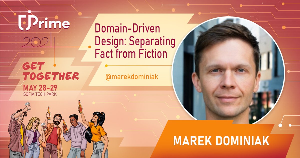 This May <a href="/marekdominiak/">Marek Dominiak</a> will be Separating Facts from Fiction for Domain-Driven Design!

Your pass is here: jprime.io/tickets
