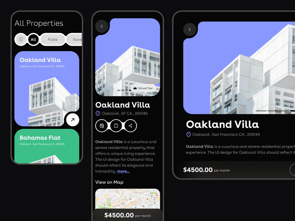 Foldable Real Estate: Explore Your Dream Home! Part 2 - Discover properties in style on foldable screens.
dribbble.com/domingo
#FoldableLiving #RealEstateTech #InnovativeDesign #FoldableScreens #DreamHome #PropertySearch #UIInspiration #FutureHomes #FoldableUI