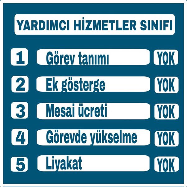 biz seçim vaadi olmaktan  yorulduk allah rızası için #yardımcıhizmetlersınıfı bir kereye mahsus eğitim durumlarına göre kaldırılsın @RTErdogan
@ErbakanFatih
@dbdevletbahceli
@memetsimsek 
@MuradSahin06 @YanlBozkurt @NumanKurtulmus 
 @suatkilic #YhsGihOlsun #YhsHakkınıİstiyor