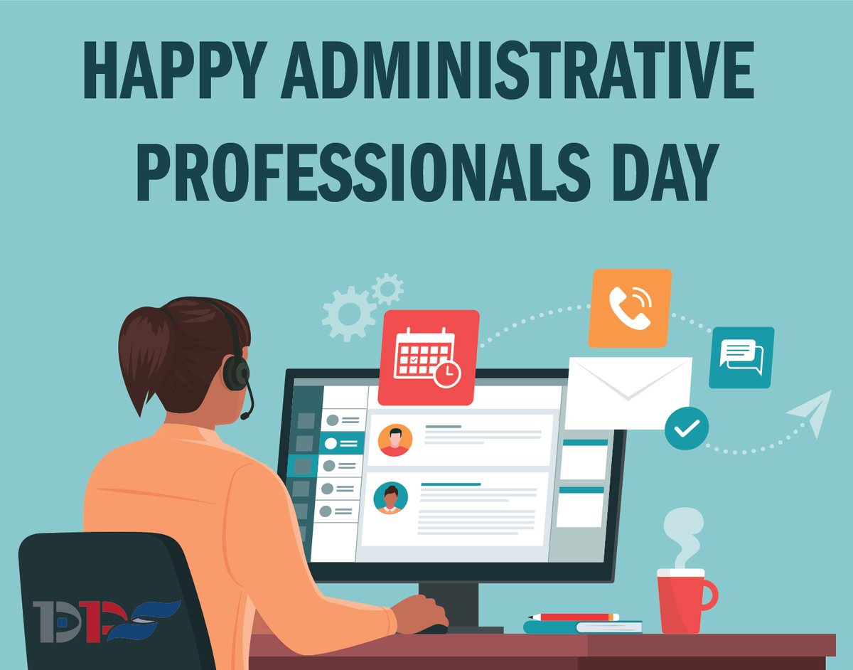 Happy National Administrative Professionals Day to all our secretaries, administrative assistants, receptionists, and administrative support professionals. Thank you for all the work you do to keep our offices running smoothly every day. #keepSDsafe