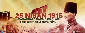 25 Nisan Çanakkale Kara Savaşlarının 109. Yıl Dönümünü ve Kara Şehitlerini Anma Günü Kutlu Olsun #25Nisan1915 #ÇanakkaleKaraSavaşları🇹🇷🇹🇷