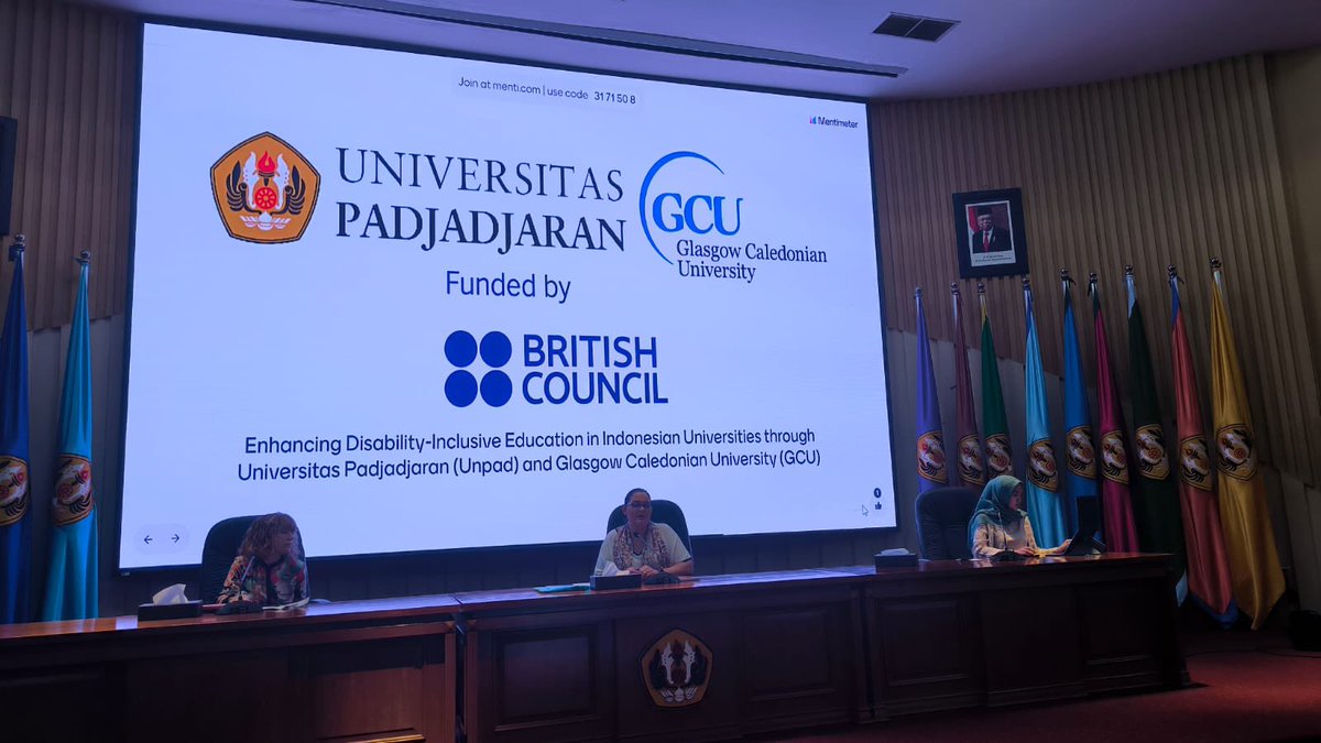 Enjoyed sharing GCU experiences of supporting students with disabilities as we develop our partnership and project @Katiethomson9 @GCU_RIO @BritishCouncil @unpad @GCUSHLS @gcuwellbeing exciting times ahead 😊