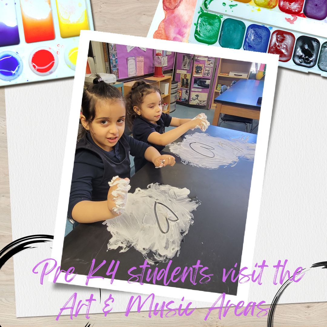 TRANSITION TUESDAY INITIATIVE – Each week our Pre K4 students will learn more towards their journey to Kindergarten. Yesterday they visited their school’s Art & Music areas. Pictured are students in Ms. Sinen's class @HMSTigers6. Stay tuned, more to come!