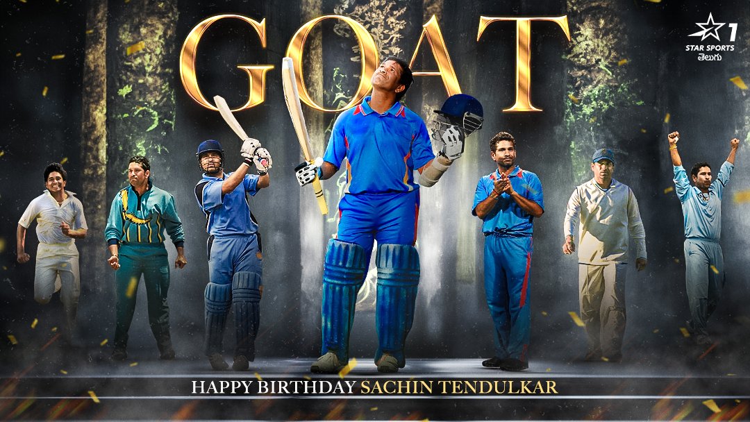 Wishing Sachin Tendulkar a day as legendary as his innings. Your greatness on and off the field continues to inspire millions. . . . #HappybirthdaySachin