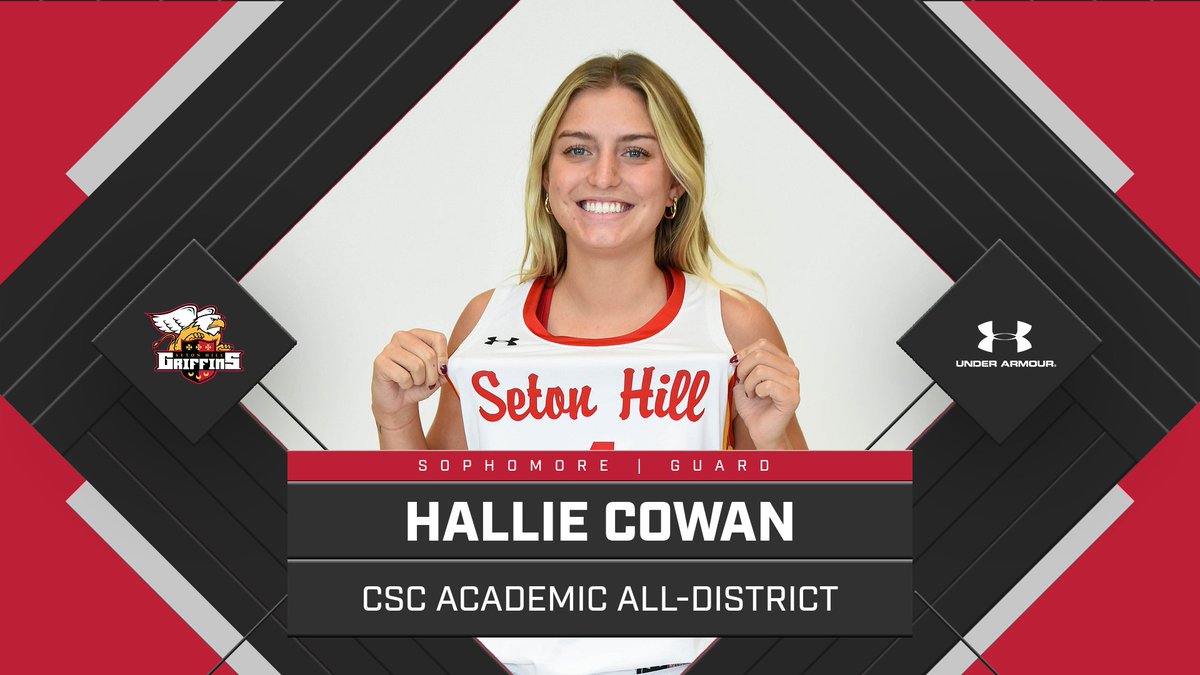 SetonHillWBB's tweet photo. Congrats Hallie Cowan, Abby Mankins, Christiane Frye, and Sakeria Haralson, our four student athletes who received Academic All District honors in the recent season. We are very proud of you!📚🏀 https://t.co/GAOSxEGOHd