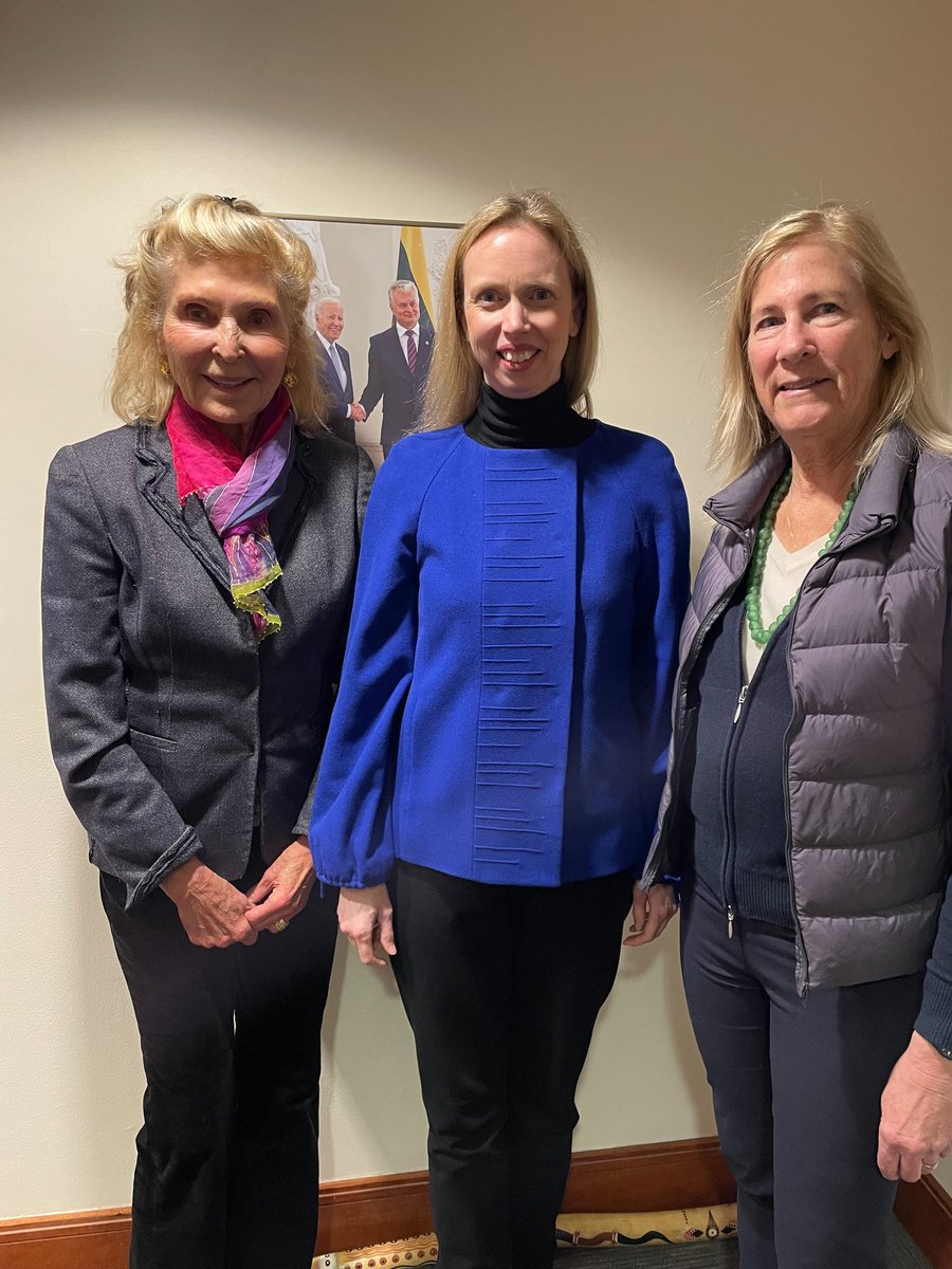 Amb. McDonald was delighted to meet Jūratė Kazickaitė and Lucy Kazickas from the Kazickas Family Foundation! Established by Joseph P. Kazickas, a well-known Lithuanian American businessman, the foundation is now Lithuania's largest private philanthropic institution. Their support…