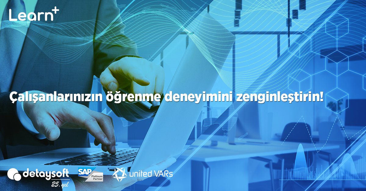 Learn+ çözüm paketimiz ile her çalışana özel gelişme alanını doğru bir eğitim programıyla güçlendirin ve şirketinizde sürekli öğrenme kültürü yaratın.

Detaylı bilgi için: lnkd.in/gsw6NRi

#Detaysoft #SAP #UnitedVARs #LearnPlus #EğitimYönetimSistemi #FutureIsNow