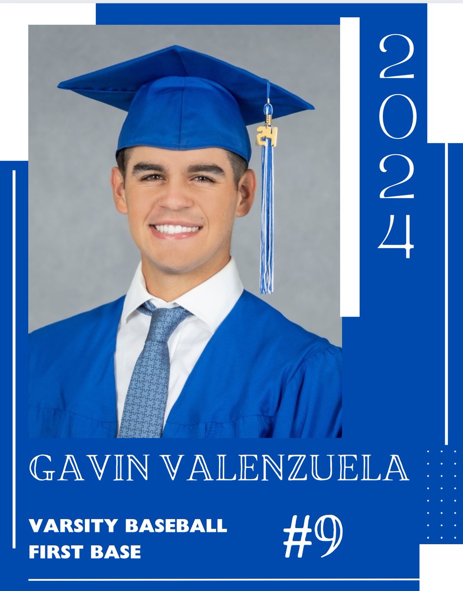 LHHSbaseball26's tweet photo. Featured Senior of the Day!
Gavin Valenzuela
Captain/#9/1B https://t.co/VRkjy5v8JM