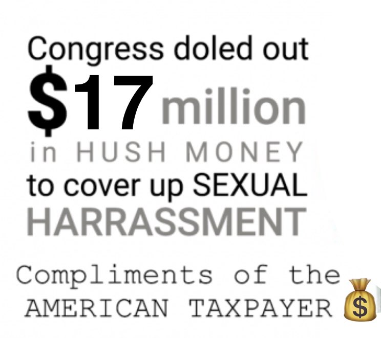 Curious. When will Congress be criminally charged for using taxpayer funds to pay Hush money for sexual misconduct? 🖇️cnn.com/2017/11/16/pol…