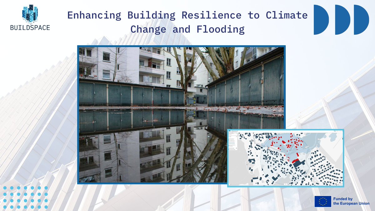 🚀 Exciting news from SERVICE 5! 

🏗️ Boosting urban #flood #resilience  with #cutting-edge #tech and #real-time #data. 

Join the movement!  #BUILDSPACEproject #UrbanResilience 🌊 

More on our progress of the service:  buildspaceproject.eu/node/165