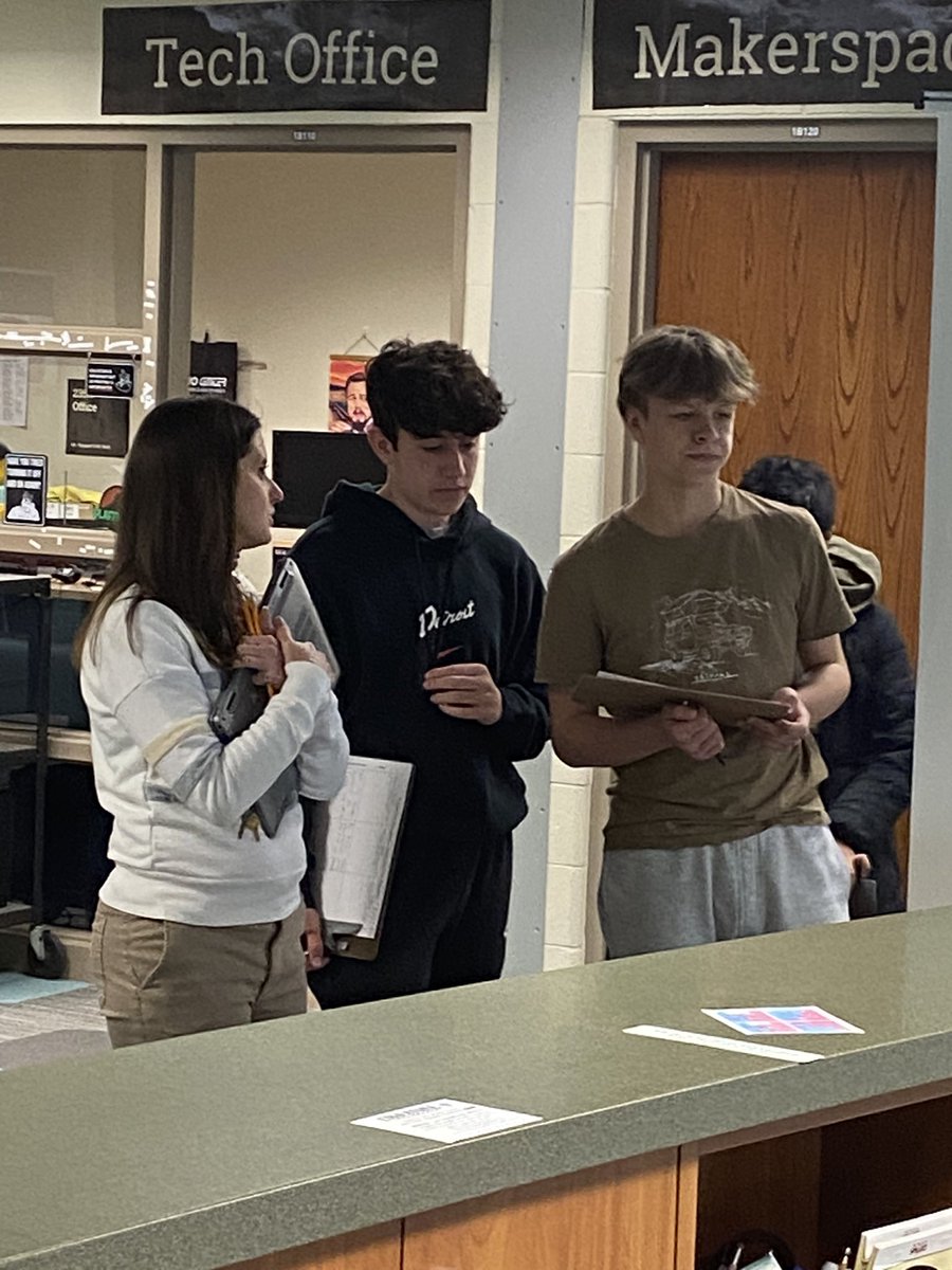 8th grade students in Mrs. French’s U.S. History class had the opportunity to engage with the Frederick Douglass exhibit on loan from the Gilder Lehrman Institute of American History. #TogetherasWarriors