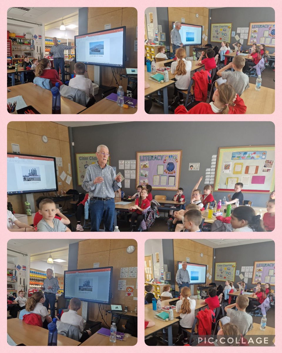 We had a visit from Tom who is a retired chief marine engineer #worldofwork