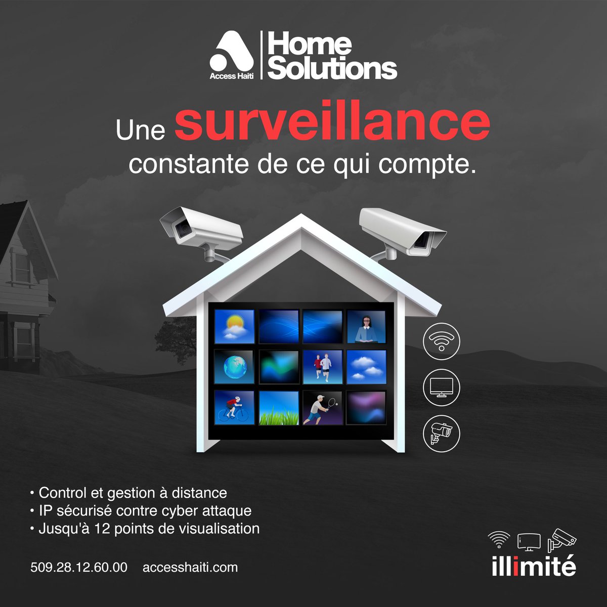 Une surveillance constante de ce qui compte. Avec nos caméras de surveillance , chaque recoin de votre foyer reste sous votre aile protectrice.