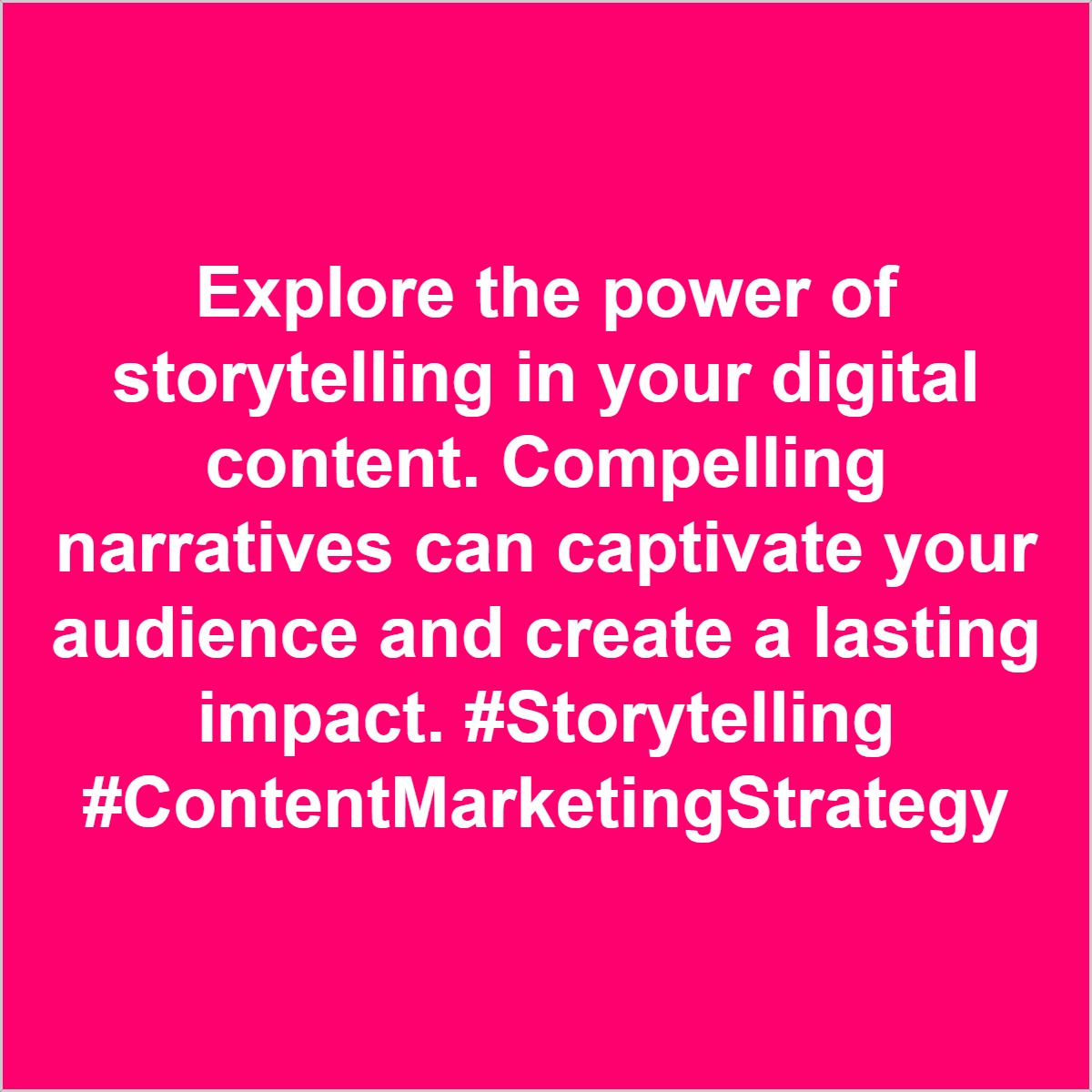 Explore the power of storytelling in your digital content. Compelling narratives can captivate your audience and create a lasting impact. #Storytelling #ContentMarketingStrategy matterhornsolutions.ca/calgary-websit…