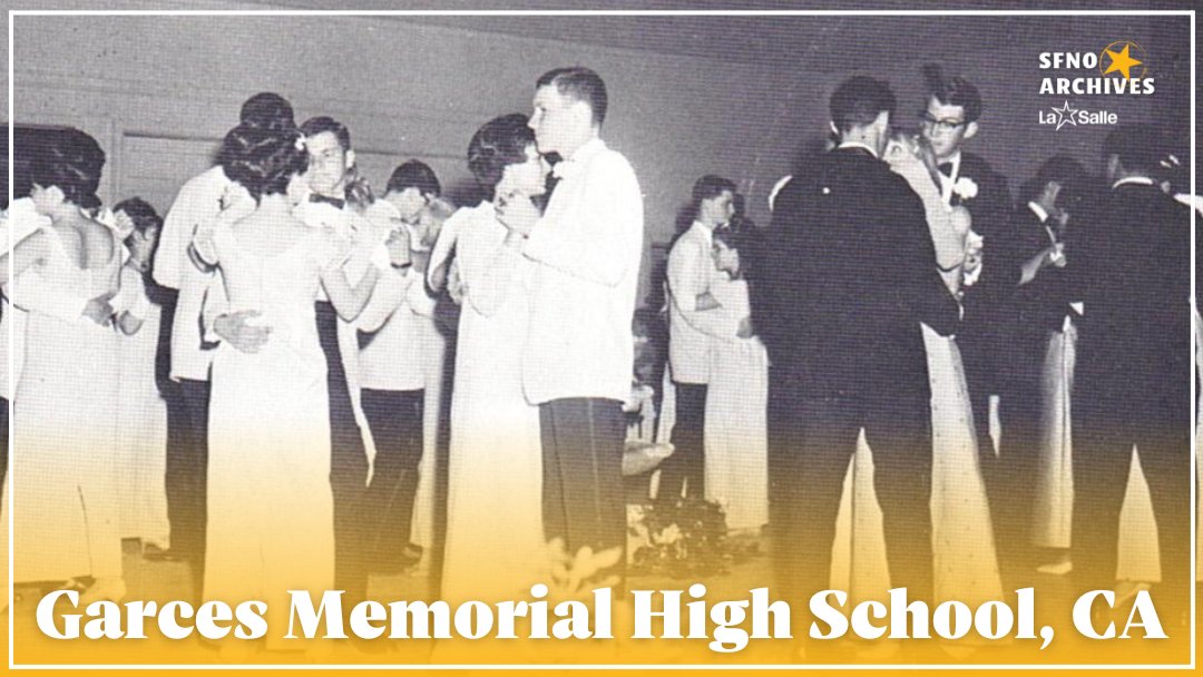 Prom season is here! This fun #throwback picture was taken at the 1967 Prom at Garces Memorial, a #Lasallian school in Bakersfield, CA, from 1947 to 1970. It's always fun to see these glimpses of the past! #SFNODistrict