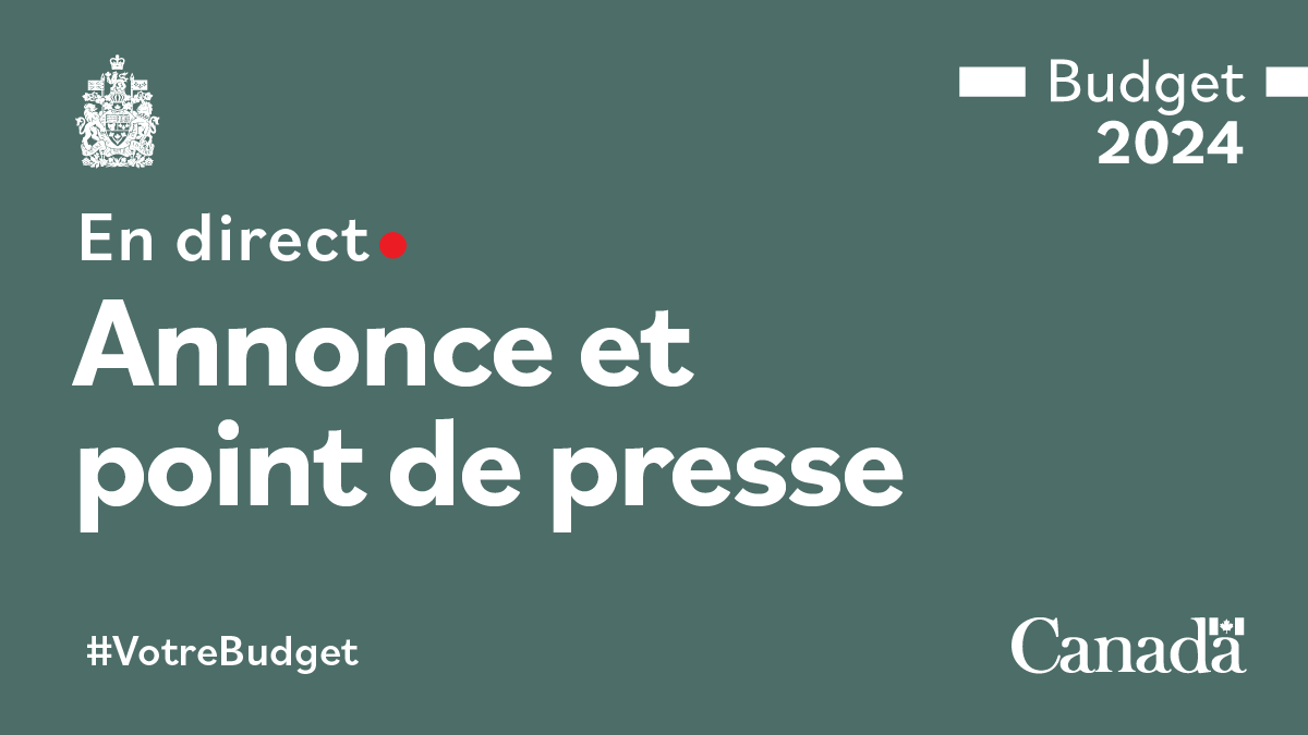 Le premier ministre Justin Trudeau fait une annonce pour souligner les mesures du #Budget2024 visant à construire plus de logements abordables sur des terrains publics. Soyez à l'écoute : ow.ly/VyZg50Rn9P3