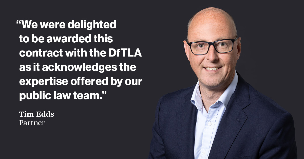 We are thrilled to be partnering with the Department for Transport Legal Advisers (DfTLA) as its sole legal adviser. We're proud to bring our expertise to the table, supporting the DfT's mission to revolutionise travel. Read more: bit.ly/4bbqNSa #TransportLaw