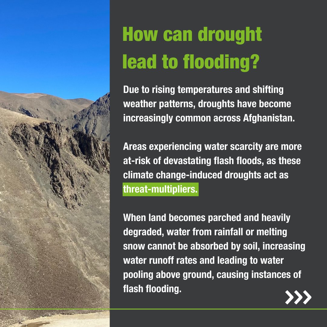 🌍 As we continue to commemorate Earth Day this week, we're highlighting the ongoing effects of climate change in Afghanistan's #Daykundi province, which has faced continuous challenges as a result of the climate crisis. 👉Swipe to learn more