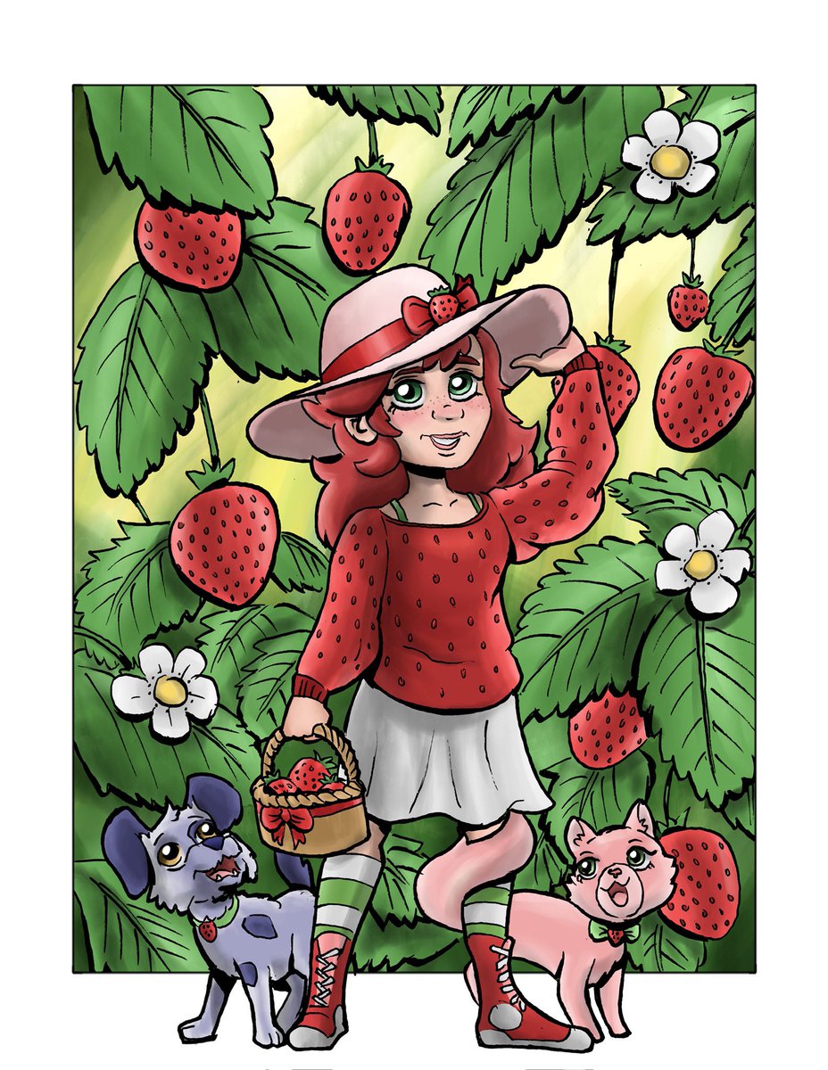 My take on Strawberry Shortcake!
#strawberryshortcake #strawberry #strawberryshortcakeart #strawberryshortcakefanart #80sbaby #cuteartwork #artillustration #zladdsmithart #artprogress #sketchbooktour #drawingprocess #sketchbookpage #smallartaccount #sketchbookartist #pendrawings