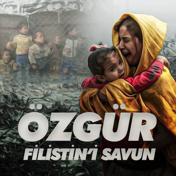 GAZZEYİ VE ÖZGÜR FİLİSTİNİ SAVUNMAYA DEVAM ETMEK,HER MÜSLÜMANIN GÖREVİDİR..
BİR MİLLET SOYKIRIMA UĞRUYOR.😢
AÇ,SUSUZ,İLAÇSIZ İNSANLAR ÖLMEYE DEVAM EDİYOR..
DÜNYA,BİR AN ÖNCE BU KATLİAMI DURDURMALIDIR..

Vahşette 201 Gün

@TuranOrdusu53