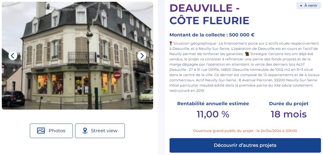 J'analyse le projet DEAUVILLE - CÔTE FLEURIE sur Tokimo 🔎

🗓️Aujourd'hui à 20h00
💰500 000 € € à collecter
📈11% l'an
⏱️Durée cible de 18 mois
🎁Code à l'inscription : 769X8E4PZJ

Avant de commencer, n'oublie pas, si mon analyse t'a été utile, un petit ❤️ et un retweet pour me…