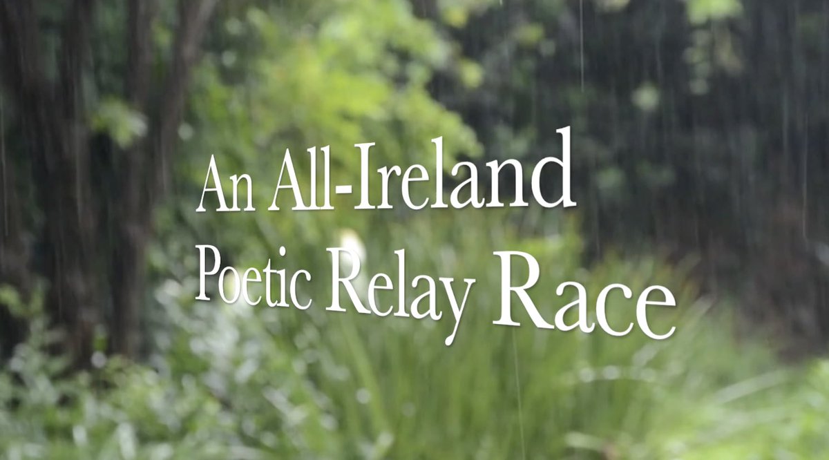 The teaser trailer for tomorrow’s All-Ireland Poetic Relay Race on the #poetry #podcast has just gone out on @YouTube Meet our 32 poems who’ll read 32 poems for the 32 counties tomorrow, Thursday 25th April for #PoetryDayIRL @poetryireland youtu.be/C016uw1sqw8?si…