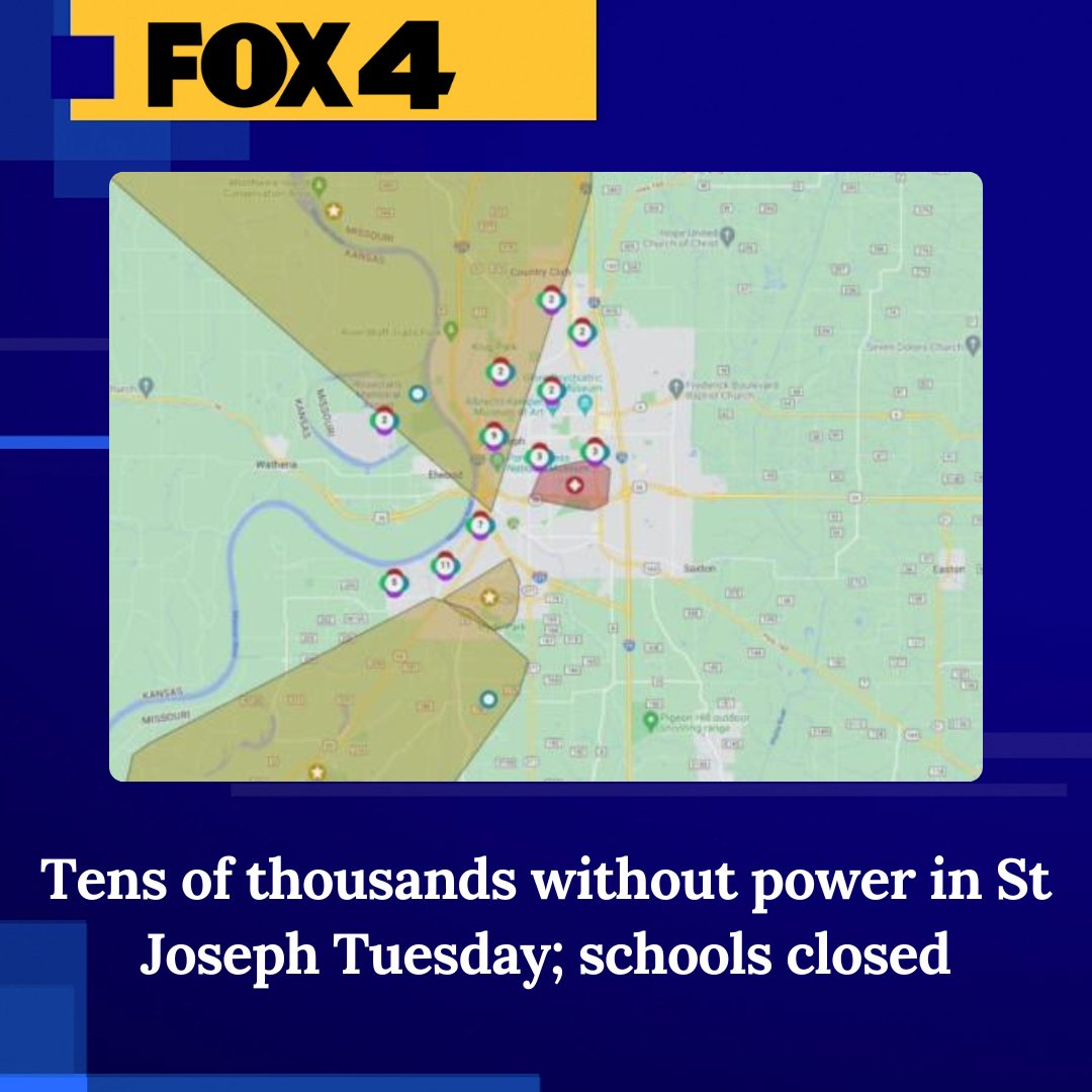 Thousands of residents in St. Joe woke up without power Wednesday, causing the local school district to close for the day: trib.al/5ZoKvR7