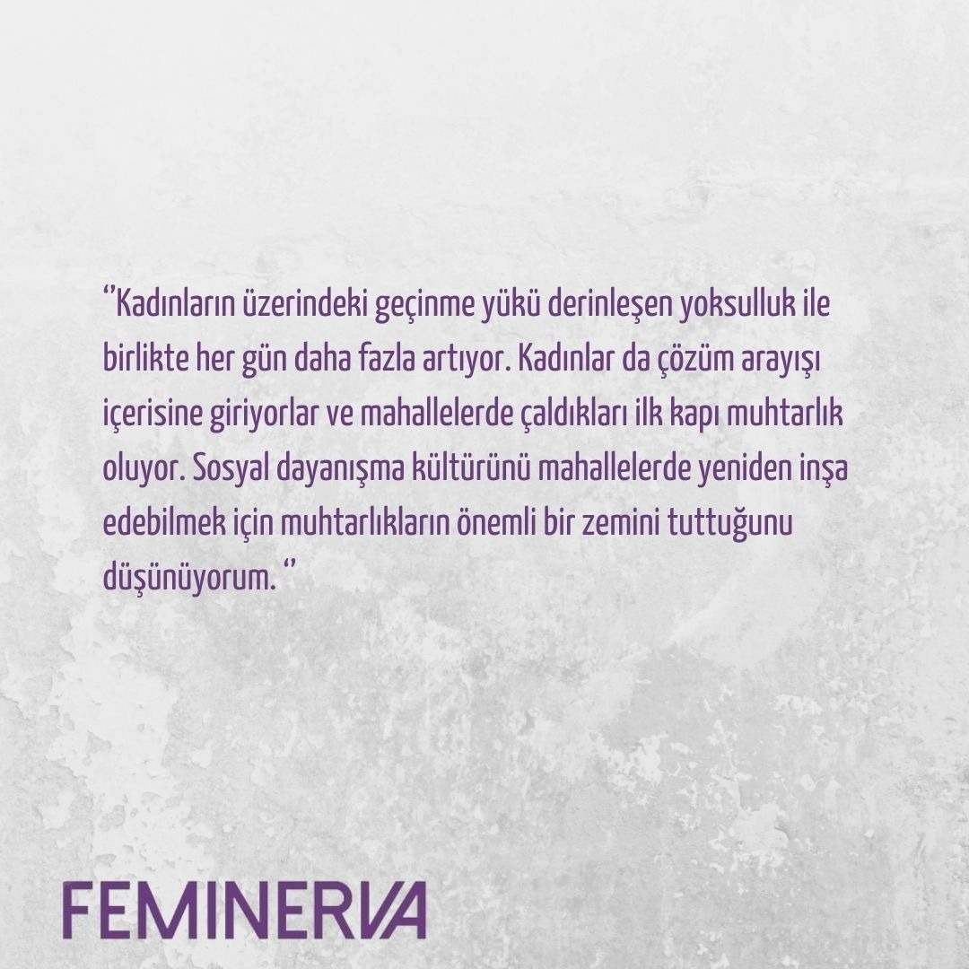 feminervadergi's tweet photo. Yerel Seçimlerde Muhtar Adayı olan Mor Dayanışma üyesi Gülbin Demirel ile yaptığımız röportajımızı dergimizi edinerek okuyabilirsiniz.

"Sosyal dayanışma kültürünü mahallelerde yeniden inşa edebilmek için muhtarlıkların önemli bir zemini tuttuğunu düşünüyorum." @DayanismaMor https://t.co/dE7FXm4A69