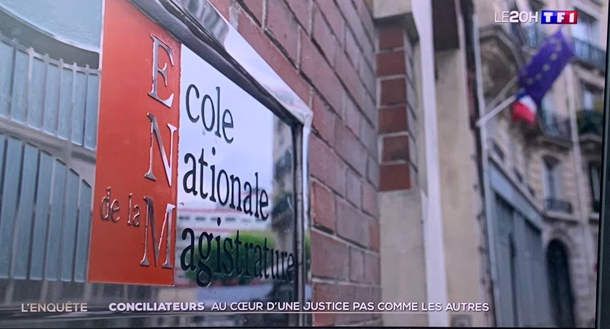 📰 Dans le JT de 20H de @TF1 du 22/4, un reportage était consacré aux 2 700 conciliateurs de justice formés à l’@ENM_France. 💡La prochaine session se déroulera ce jeudi sur l'initiation à la fonction de conciliateur de justice pour les cours d'appel de #Paris et #Versailles