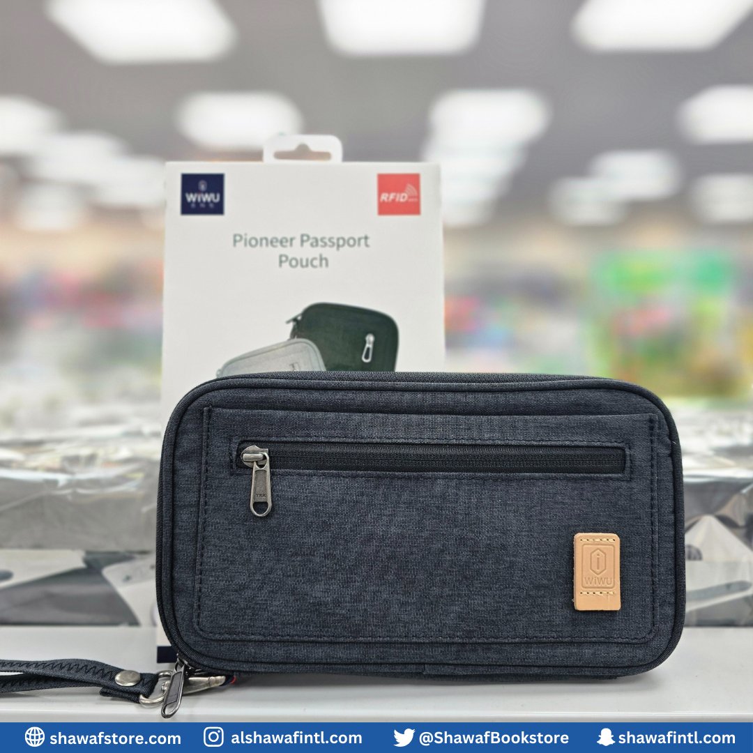 ShawafBookstore's tweet image. حقيبة جواز سفر Wiwu بايونير – أسود

#حقيبة #wiwu #passportpouch