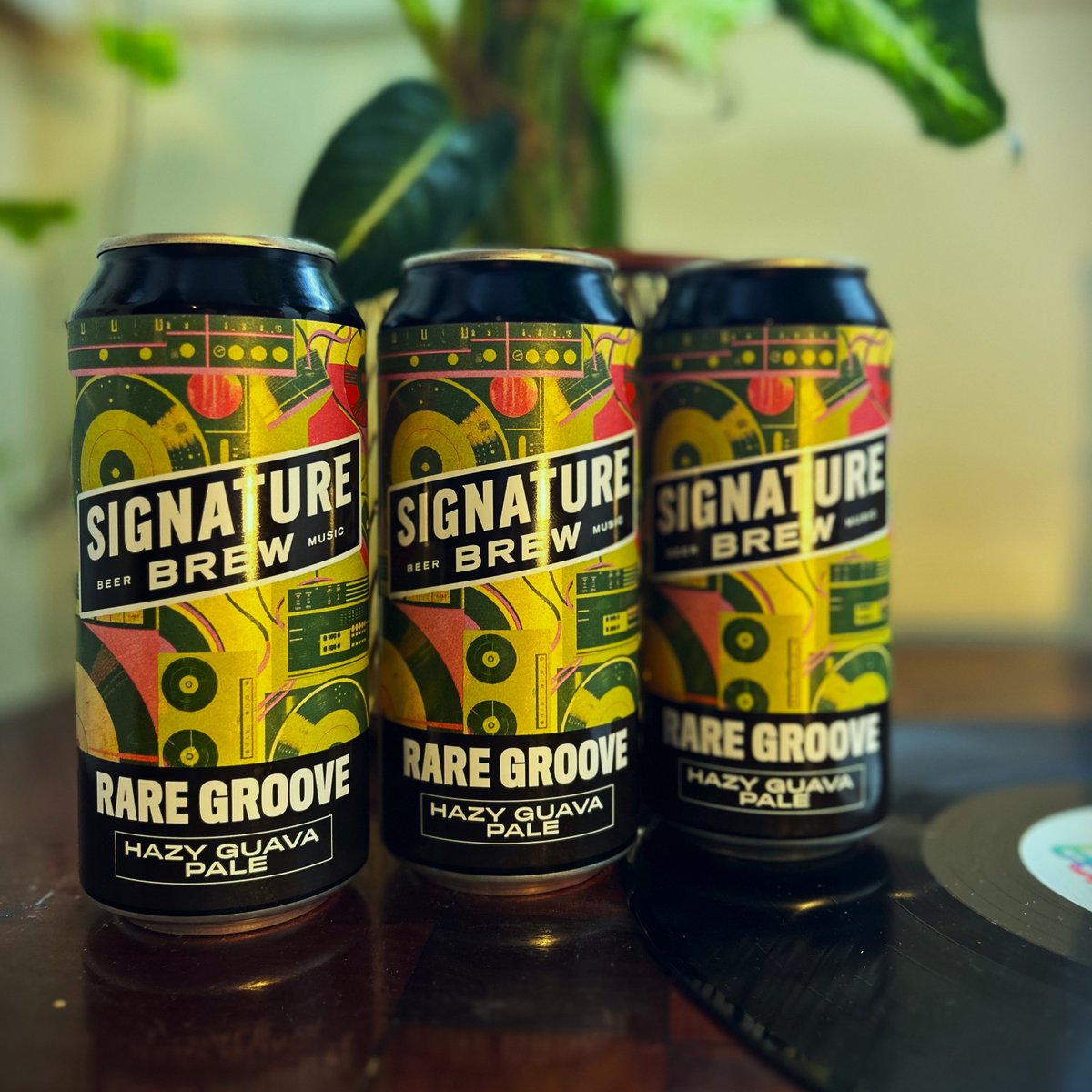 Introducing RARE GROOVE. Inspired by the Rare Groove movement of the 1970s. We've curated a hazy pale with juicy guava for the perfect accompaniment to these hard-to-find gems. Try it first at all Signature Brew venues, and in the wild at Brew LDN, Rough Trade and the Marquis