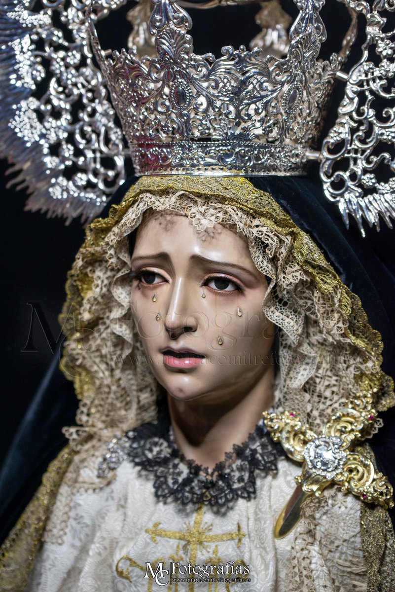 'Reportaje realizado a María Santísima de Las Penas, para la elaboración del Cartel anunciador del pasado Jueves Santo 2024' @hveracruzronda