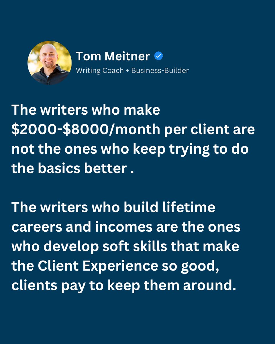 This is the hardest lesson for any entrepreneur or freelancer to learn and implement.

But it’s also the one that makes the biggest difference, cements you as a successful freelancer, and gives you an endless stream of clients: